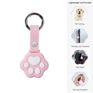 Cat Paw Design Protective  Case for Apple AirTag Cat Paw Design Protective  Case for Apple AirTag
