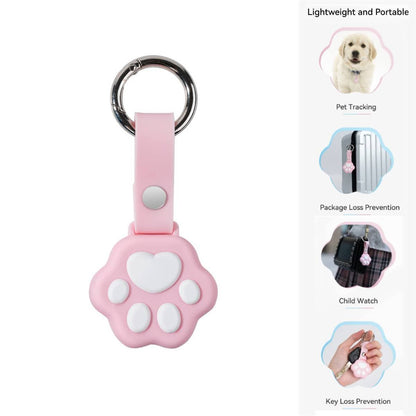 Cat Paw Design Protective  Case for Apple AirTag Cat Paw Design Protective  Case for Apple AirTag