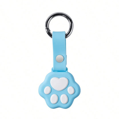 Cat Paw Design Protective  Case for Apple AirTag Cat Paw Design Protective  Case for Apple AirTag