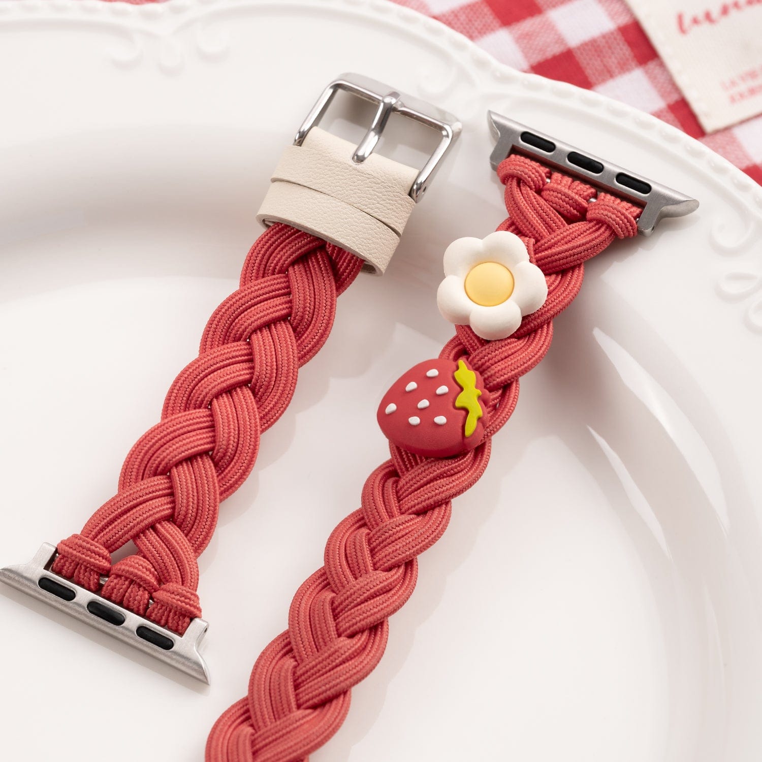 Cream Strawberry Apple Watch Bands Cream Strawberry Apple Watch Bands