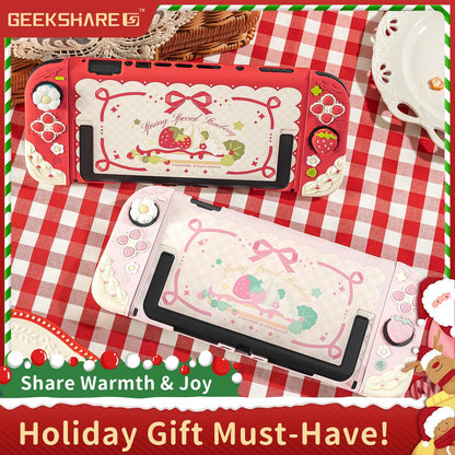 Cream Strawberry Series Protective Case for Switch 2 Cream Strawberry Series Protective Case for Switch 2