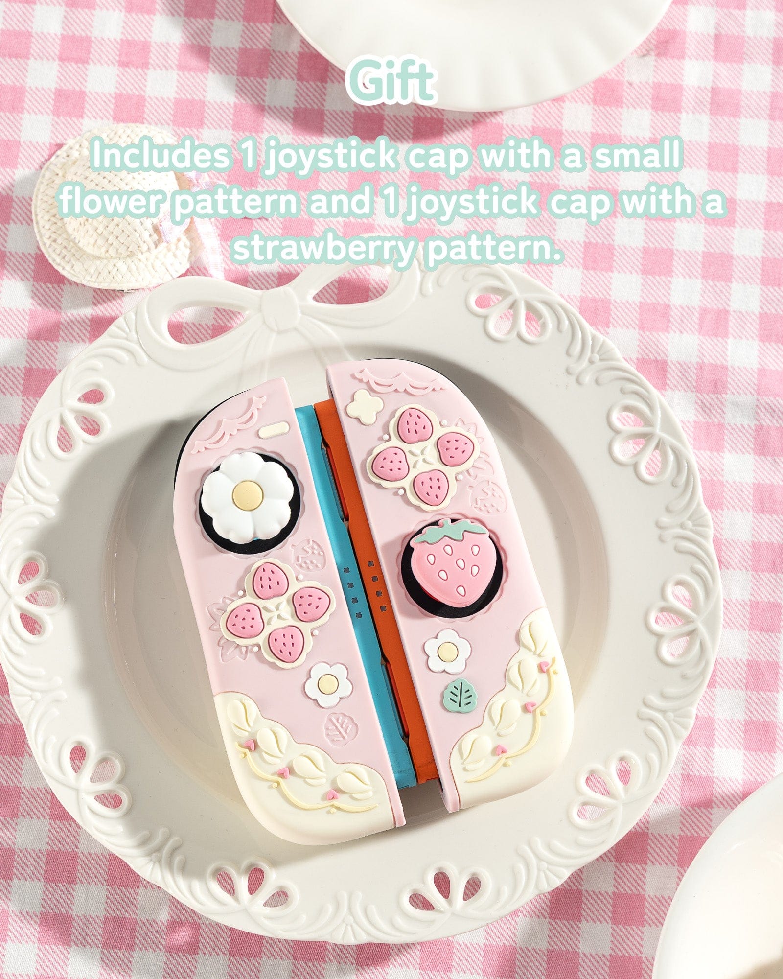Cream Strawberry Series Protective Case for Switch 2 Cream Strawberry Series Protective Case for Switch 2