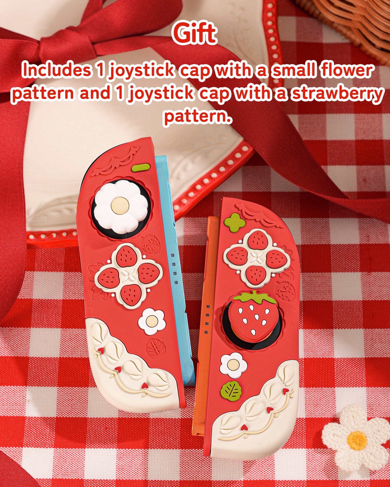 Cream Strawberry Series Protective Case for Switch 2 Cream Strawberry Series Protective Case for Switch 2