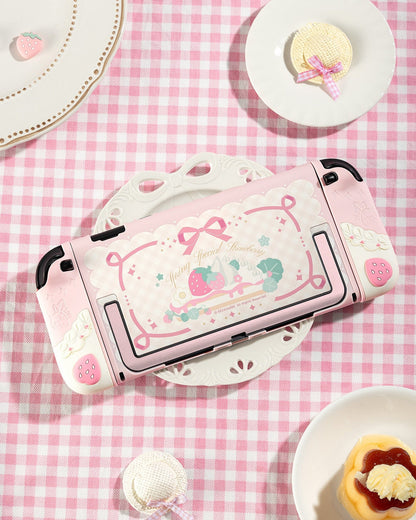 Cream Strawberry Series Protective Case for Switch 2 Cream Strawberry Series Protective Case for Switch 2