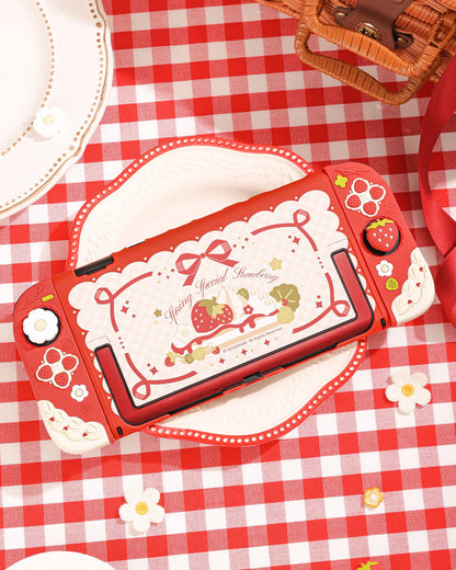 Cream Strawberry Series Protective Case for Switch 2 Cream Strawberry Series Protective Case for Switch 2
