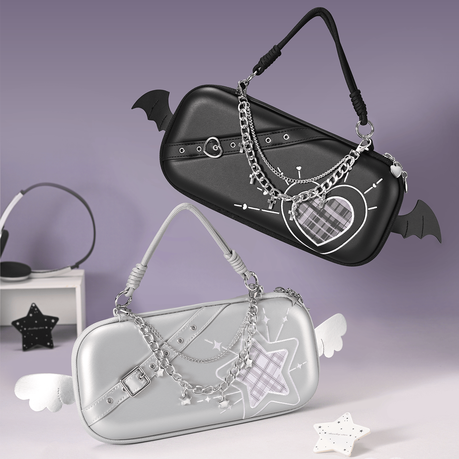 GeekShare Angel & Devil Carrying Case GeekShare Angel & Devil Carrying Case for Switch 2