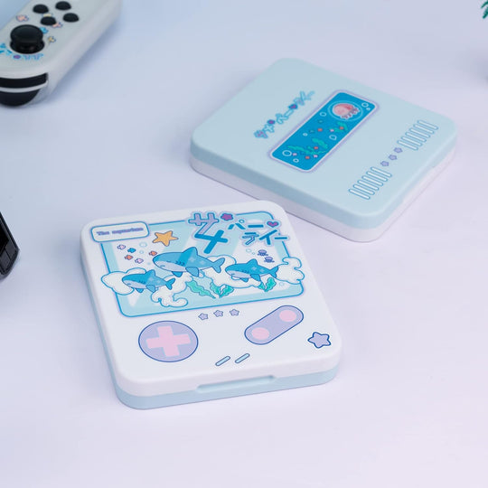GeekShare Baby Shark Switch Game Card Case GeekShare Mysterious Kingdom Switch Game Card Case Holder