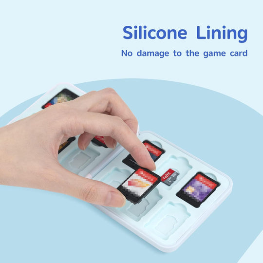 GeekShare Baby Shark Switch Game Card Case GeekShare Mysterious Kingdom Switch Game Card Case Holder