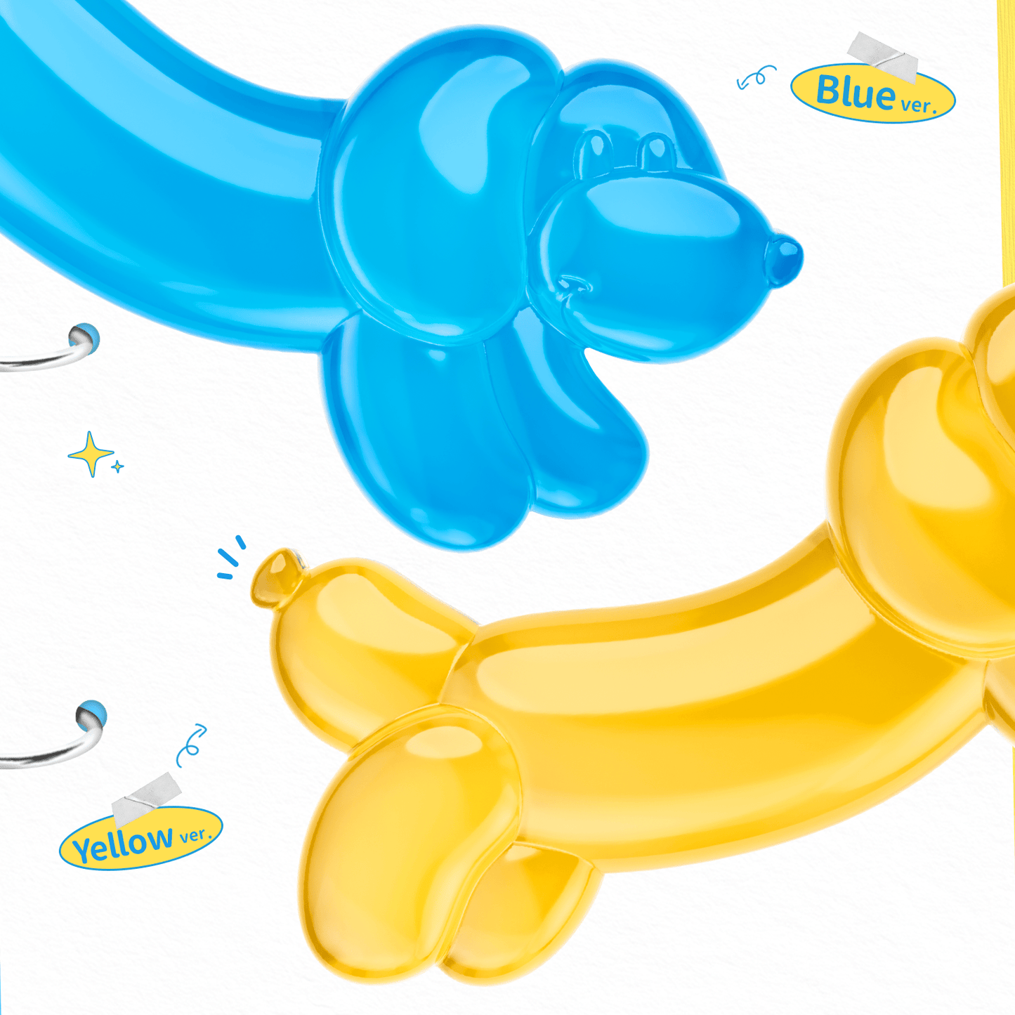 GeekShare Balloon Dog Transparent Wrist Rest GeekShare Balloon Dog Transparent Wrist Rest