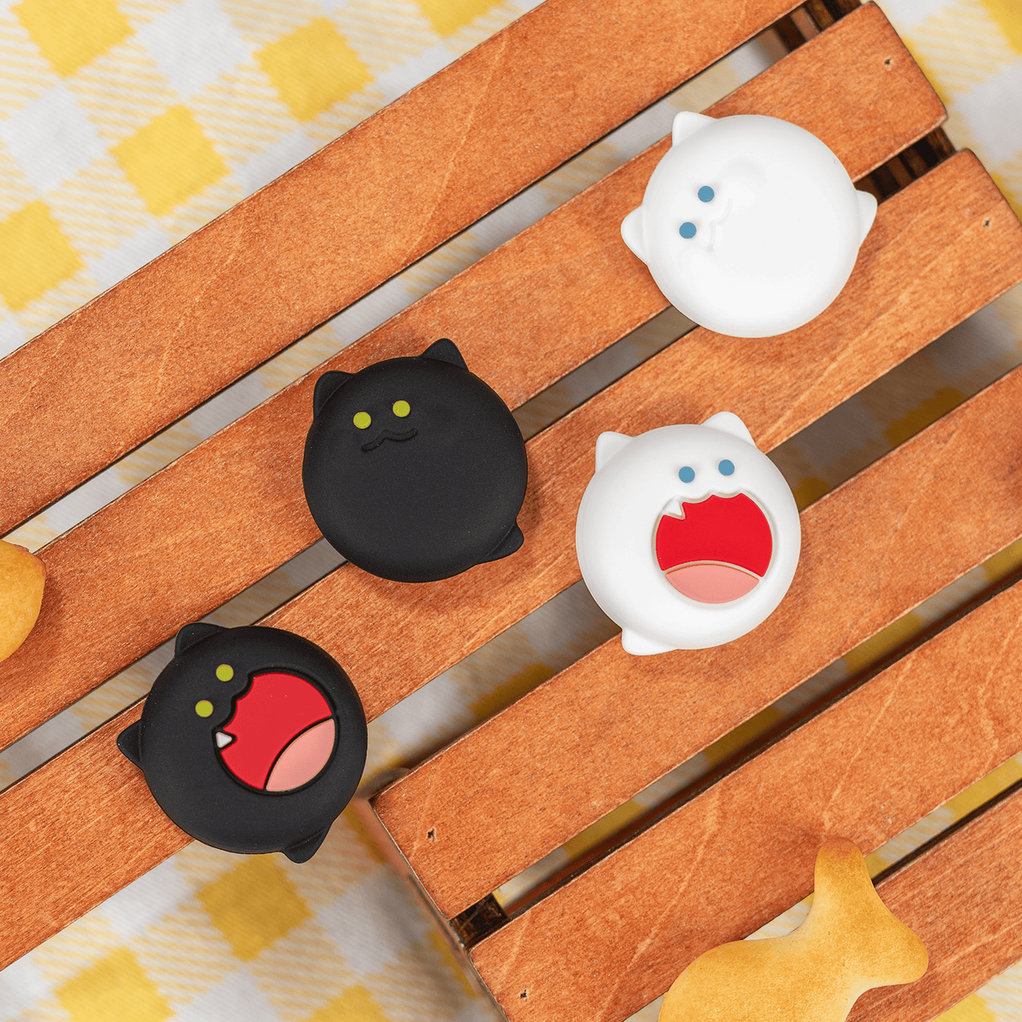 GeekShare BoBo Cat Thumb Grip Caps for Switch 2 GeekShare BoBo Cat Thumb Grip Caps for Switch 2