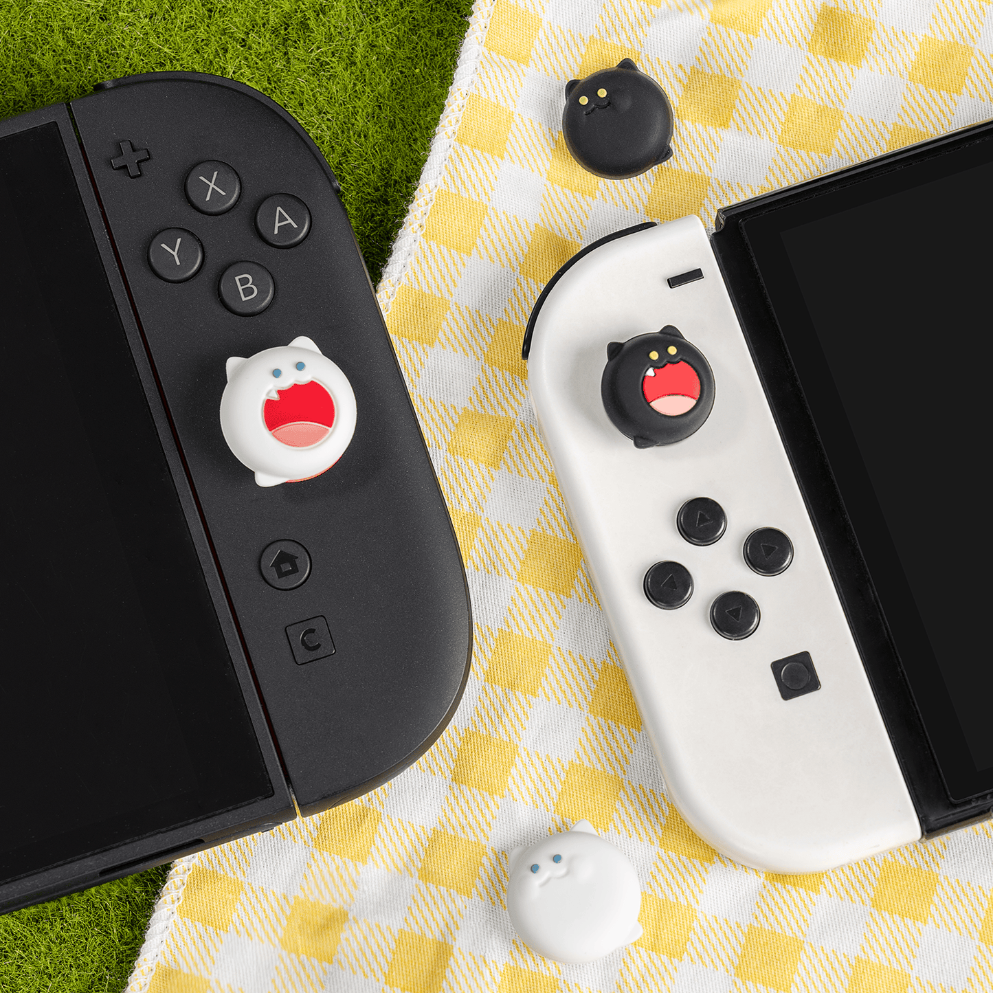 GeekShare BoBo Cat Thumb Grip Caps for Switch 2 GeekShare BoBo Cat Thumb Grip Caps for Switch 2