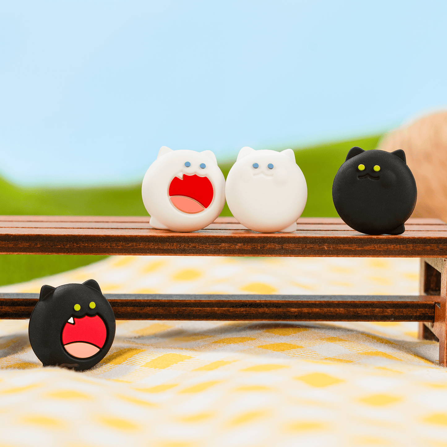 GeekShare BoBo Cat Thumb Grip Caps for Switch 2 GeekShare BoBo Cat Thumb Grip Caps for Switch 2