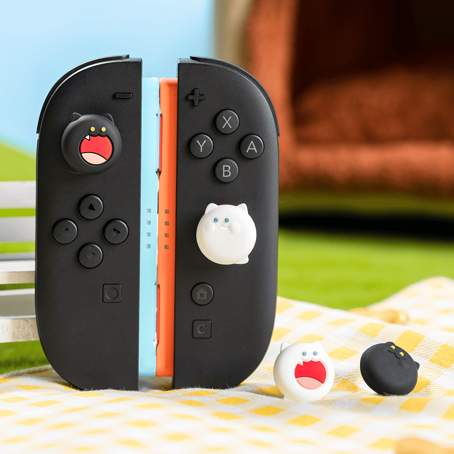 GeekShare BoBo Cat Thumb Grip Caps for Switch 2 GeekShare BoBo Cat Thumb Grip Caps for Switch 2