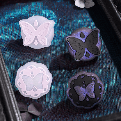 GeekShare Candlelit Butterfly Silicone Thumb Grip Caps Candlelit Butterfly Thumb Grips for Switch 2 by GeekShare 