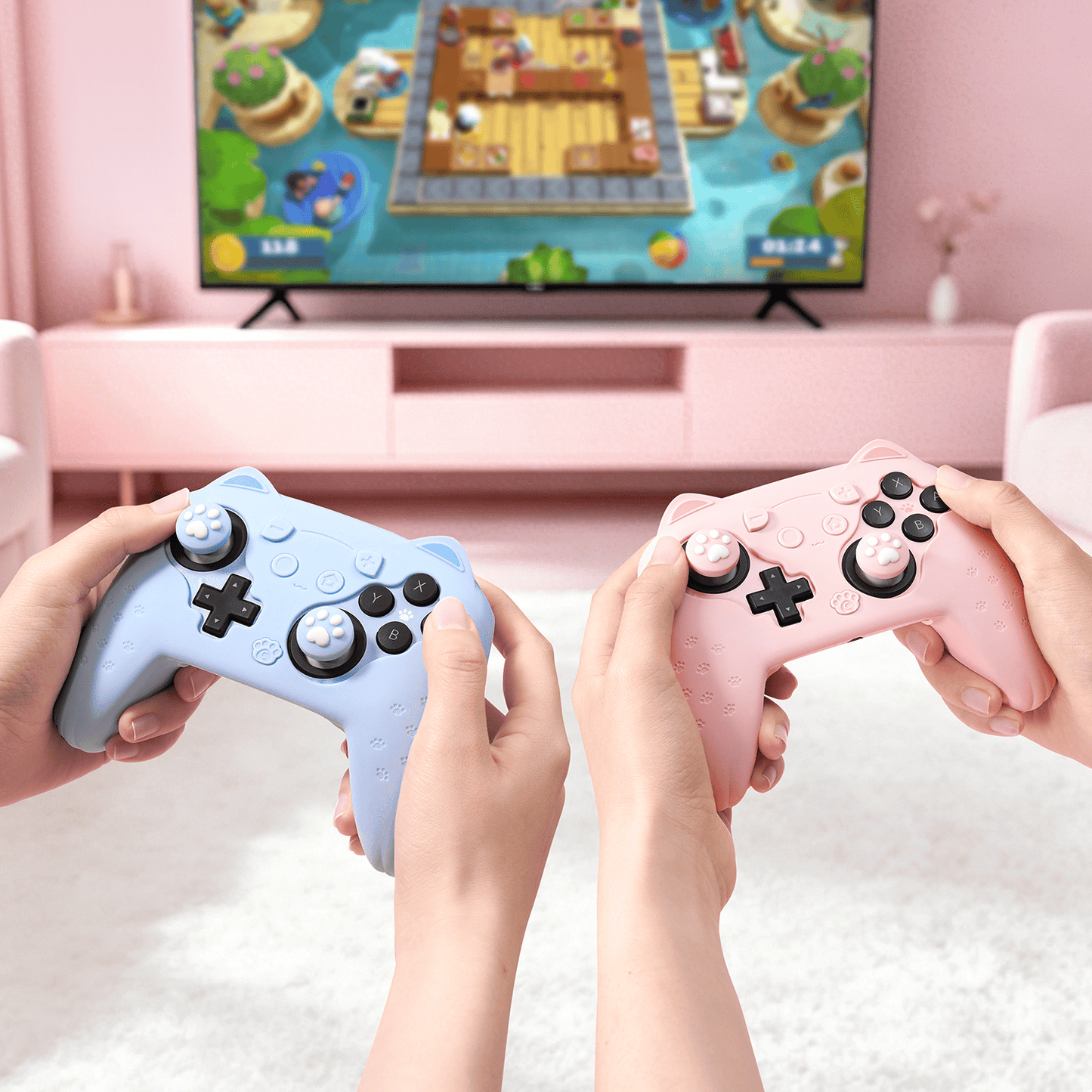 GeekShare Cat Ear Silicone Controller Grip for Switch 2 pro GeekShare Cat Ear Silicone Controller Grip for Switch 2 pro