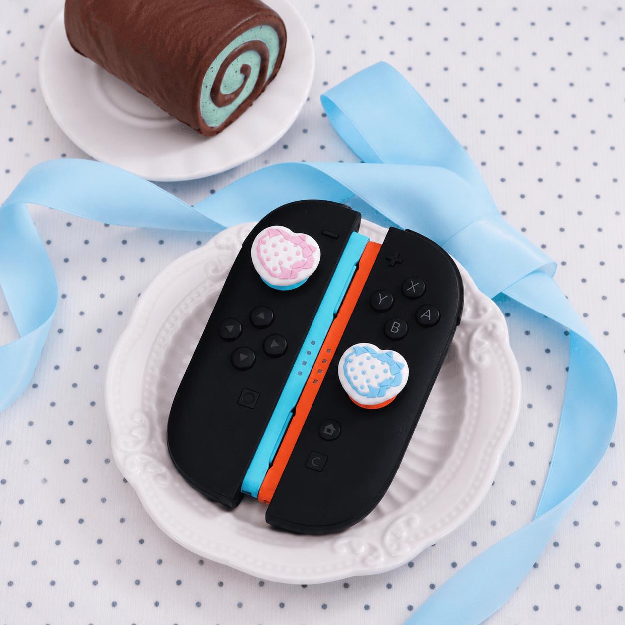 GeekShare Chocolate Sweetheart Thumb Grips for Switch 2 GeekShare Chocolate Sweetheart Thumb Grips for Switch 2