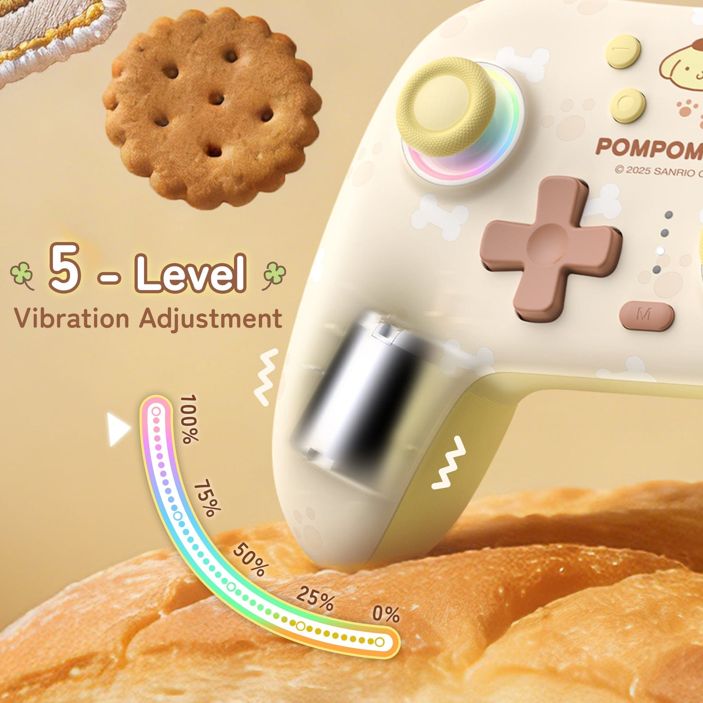 GeekShare Cinnamoroll & Pompompurin Gamepad with Receiver Set For Switch 2/Switch 2017/PC GeekShare Cinnamoroll & Pompompurin Gamepad with Receiver Set For Switch 2/Switch 2017/PC