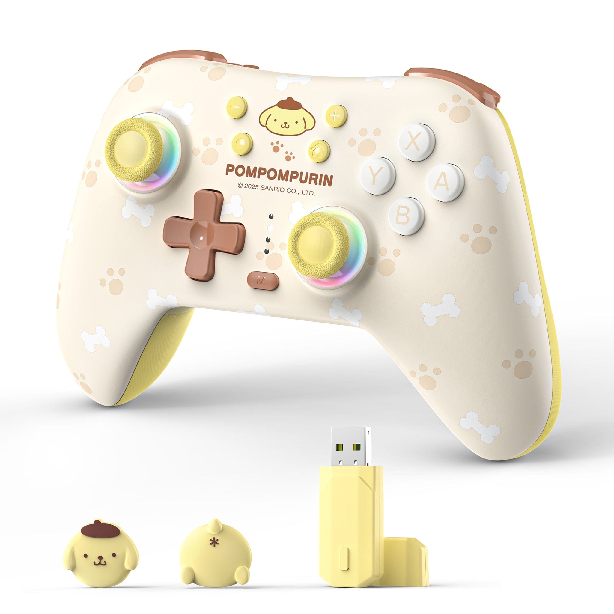 GeekShare Cinnamoroll & Pompompurin Gamepad with Receiver Set For Switch 2/Switch 2017/PC GeekShare Cinnamoroll & Pompompurin Gamepad with Receiver Set For Switch 2/Switch 2017/PC