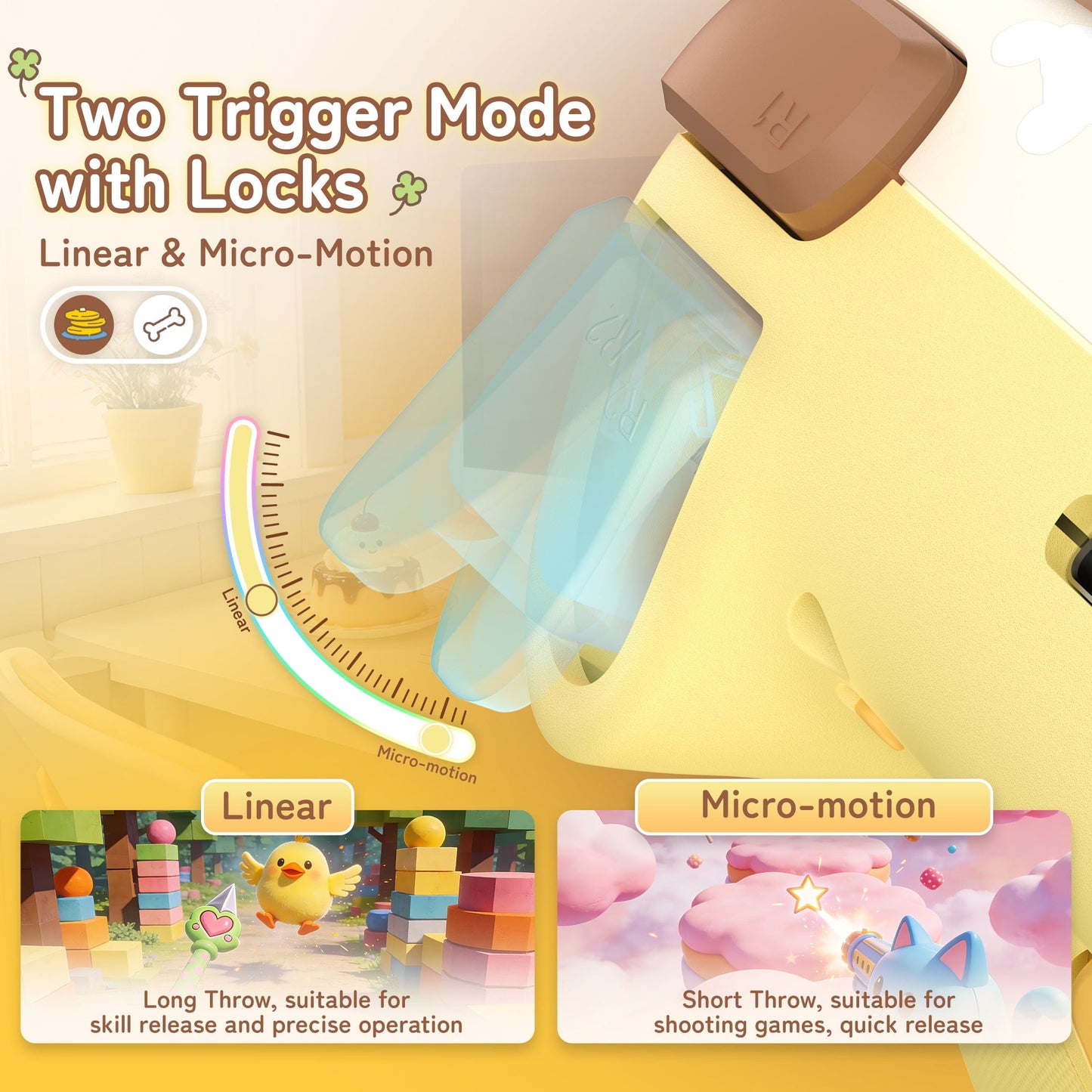 GeekShare Cinnamoroll & Pompompurin Gamepad with Receiver Set For Switch 2/Switch 2017/PC GeekShare Cinnamoroll & Pompompurin Gamepad with Receiver Set For Switch 2/Switch 2017/PC