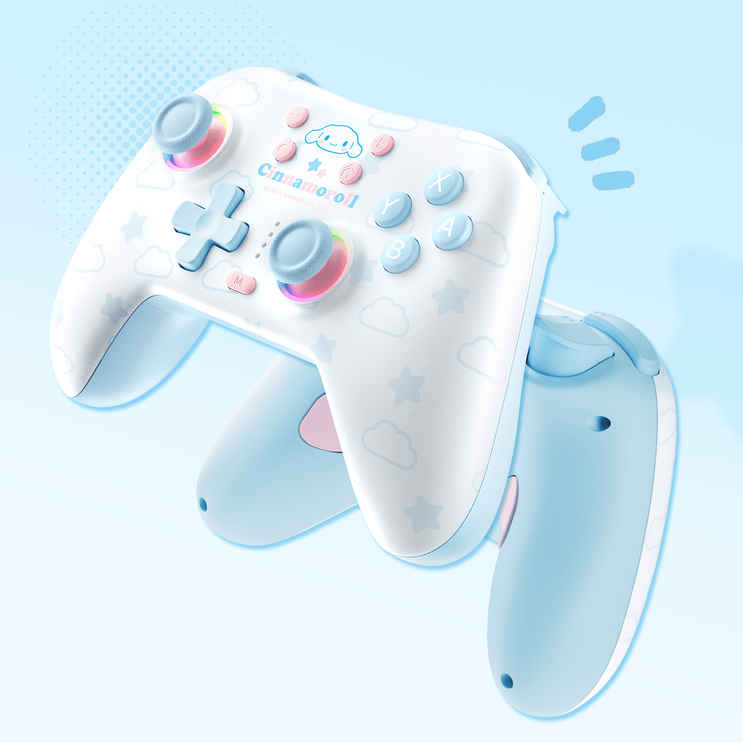 GeekShare Cinnamoroll & Pompompurin Gamepad with Receiver Set For Switch 2/Switch 2017/PC GeekShare Cinnamoroll & Pompompurin Gamepad with Receiver Set For Switch 2/Switch 2017/PC