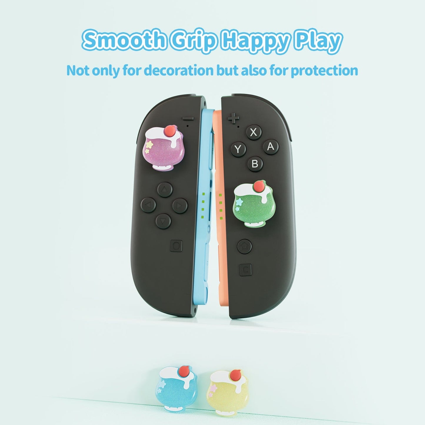 GeekShare Cream Soda Thumb Grip Caps for Switch 2 GeekShare Cream Soda Thumb Grip Caps for Switch 2