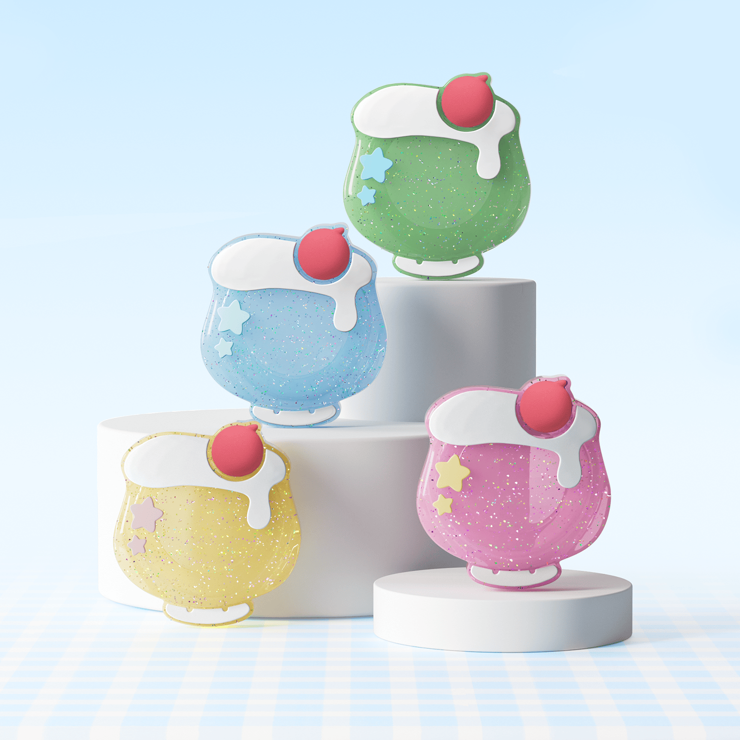 GeekShare Cream Soda Thumb Grip Caps for Switch 2 GeekShare Cream Soda Thumb Grip Caps for Switch 2