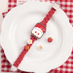 GeekShare Cream Strawberry Scrunchie Apple Watch Band GeekShare Cream Strawberry Scrunchie Apple Watch Band