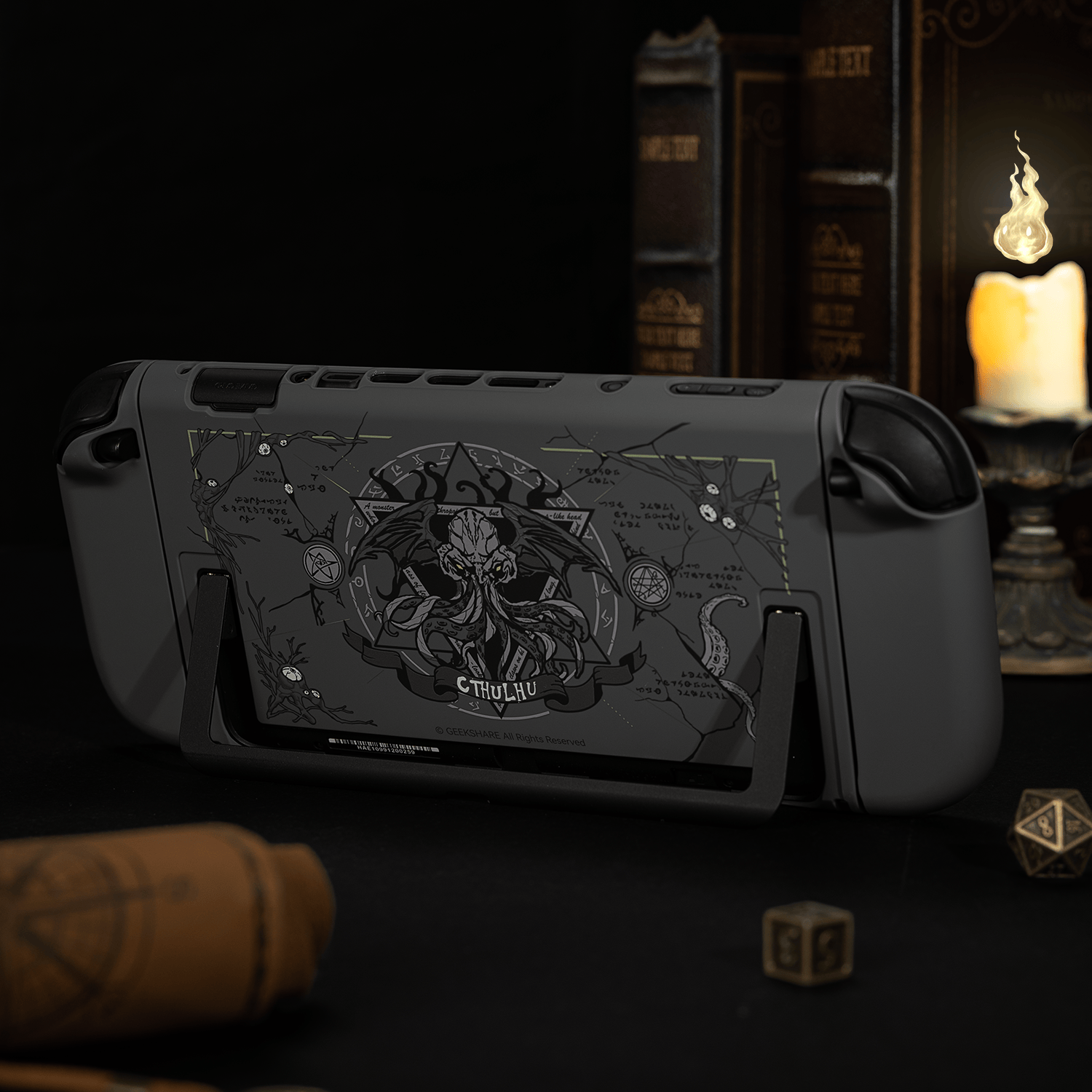 GeekShare Cthulhu Split Hollow Protective Case for Switch 2 GeekShare Cthulhu Split Hollow Protective Case for Switch 2