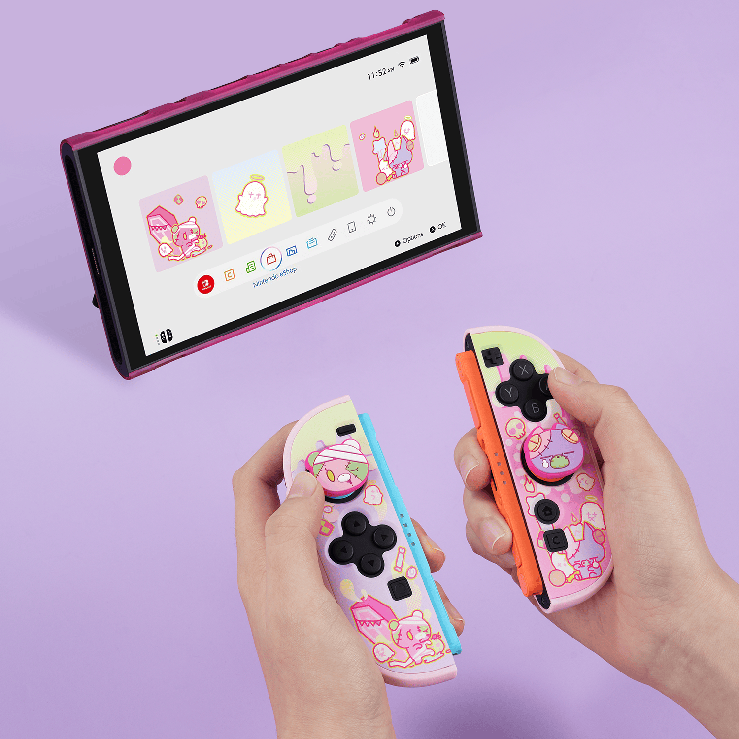 GeekShare Cutie Doll Thumb Grip Caps for Switch 2 GeekShare Cutie Doll Thumb Grip Caps for Switch 2