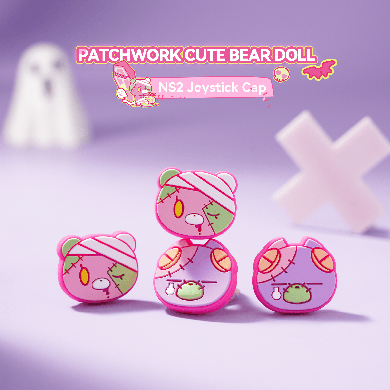 GeekShare Cutie Doll Thumb Grip Caps for Switch 2 GeekShare Cutie Doll Thumb Grip Caps for Switch 2