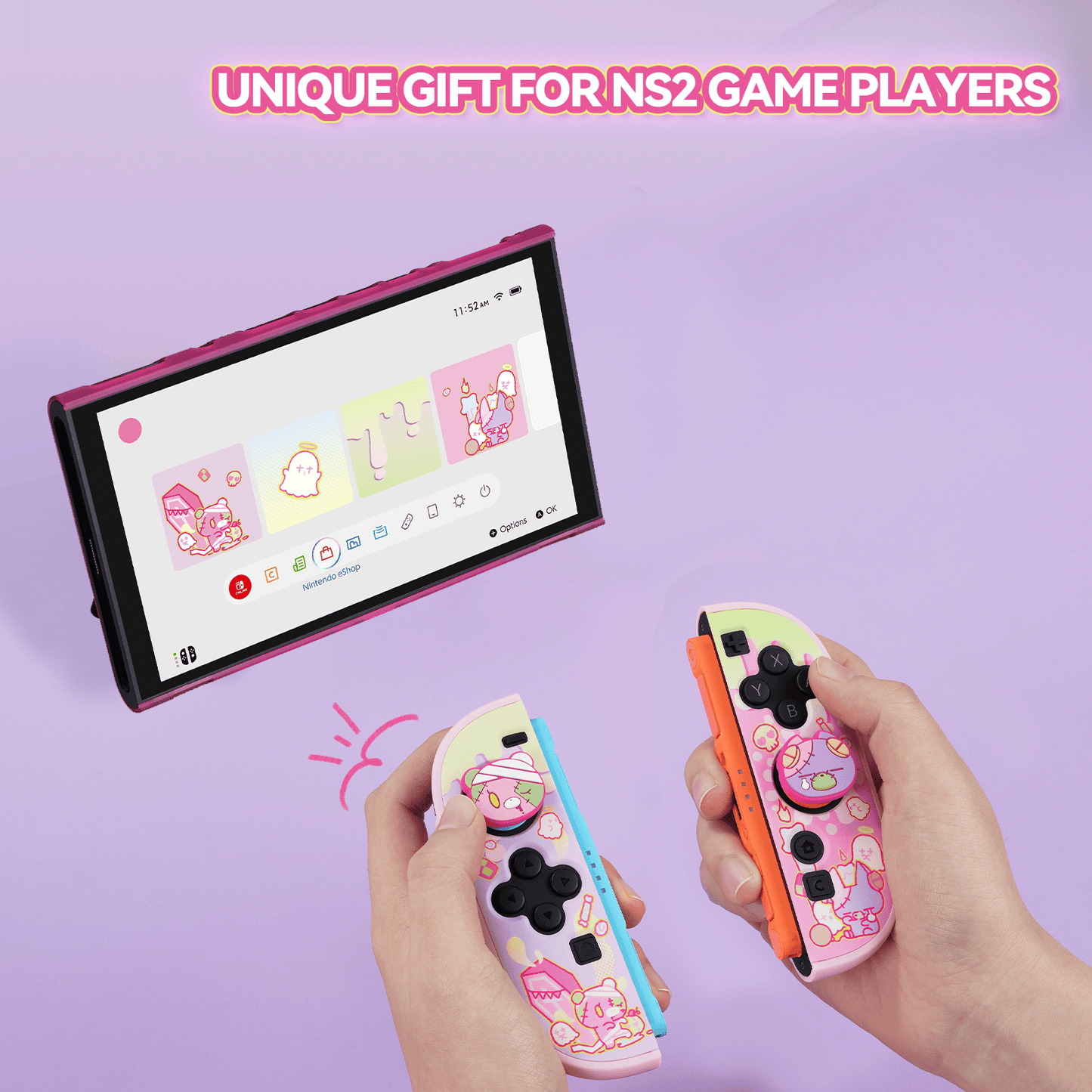 GeekShare Cutie Doll Thumb Grip Caps for Switch 2 GeekShare Cutie Doll Thumb Grip Caps for Switch 2
