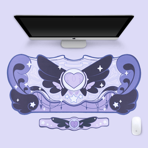 
            
                Load image into Gallery viewer, GeekShare Dark Star Wings Mouse Pad
            
        