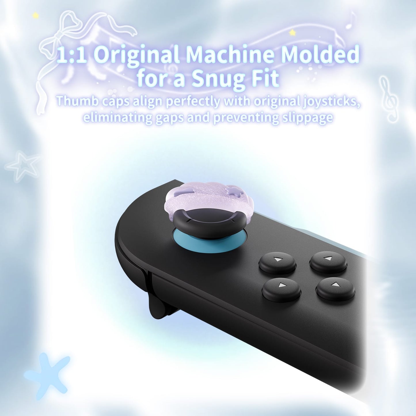 GeekShare Dreamy Seashell Thumb Grip Caps for switch 2 GeekShare Dreamy Seashell Thumb Grip Caps for switch 2