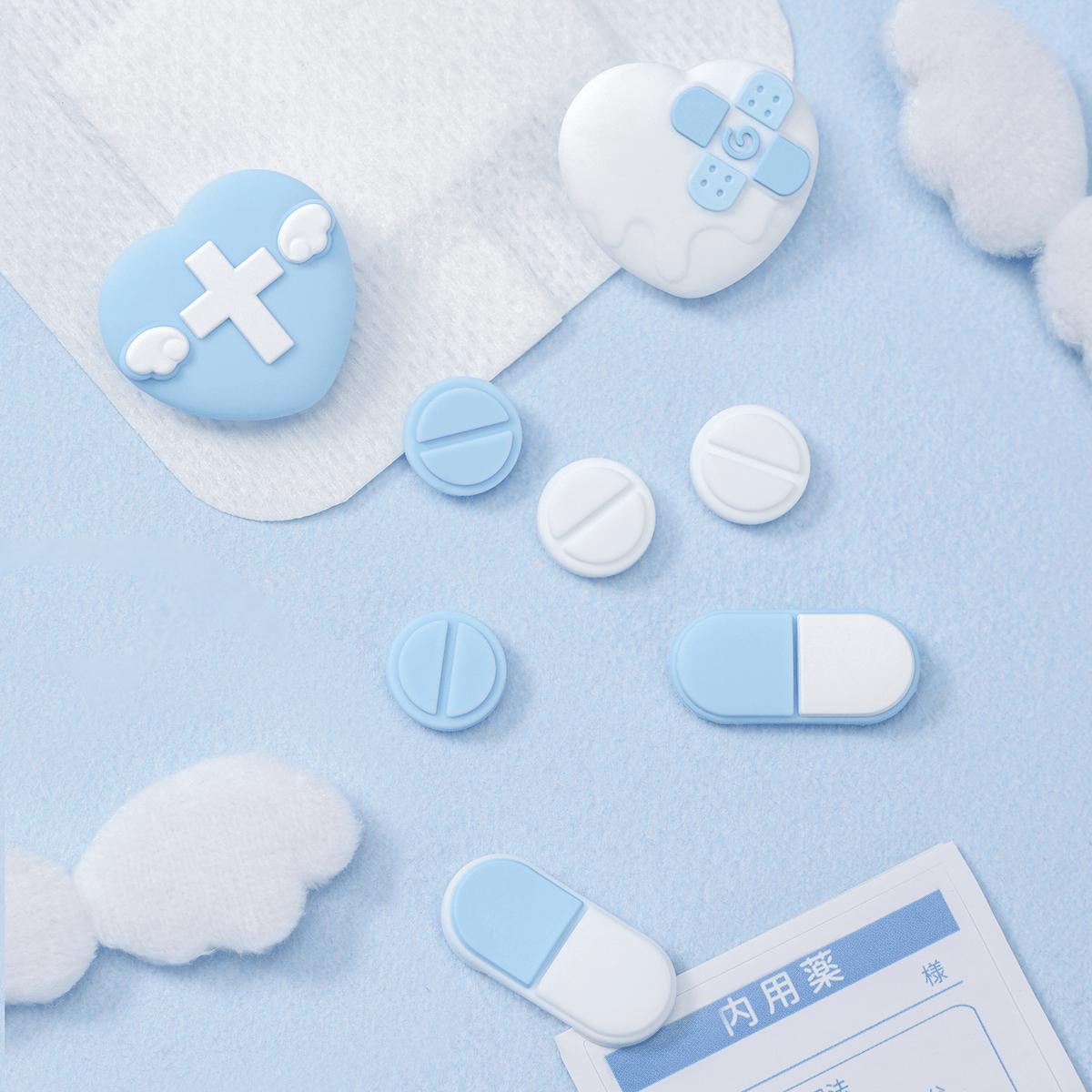 GeekShare Happy Remedy Thumb Grip Caps GeekShare Happy Remedy Thumb Grip Caps for Nintendo Switch