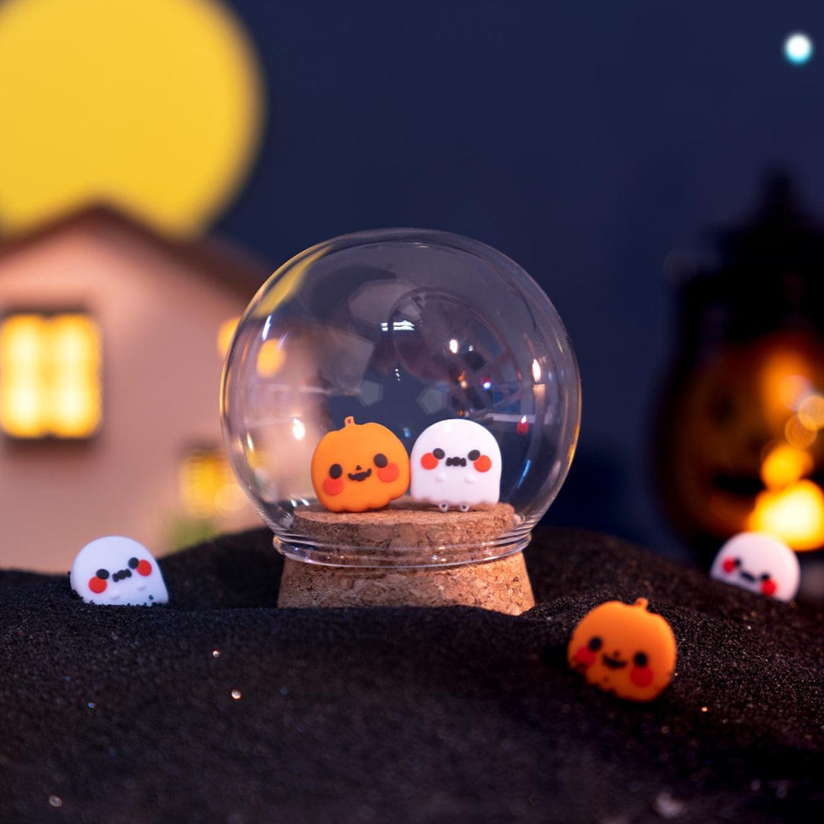 GeekShare jack-o'-lantern Thumb Grip Caps for Switch 2 GeekShare jack-o'-lantern Thumb Grip Caps for Switch 2