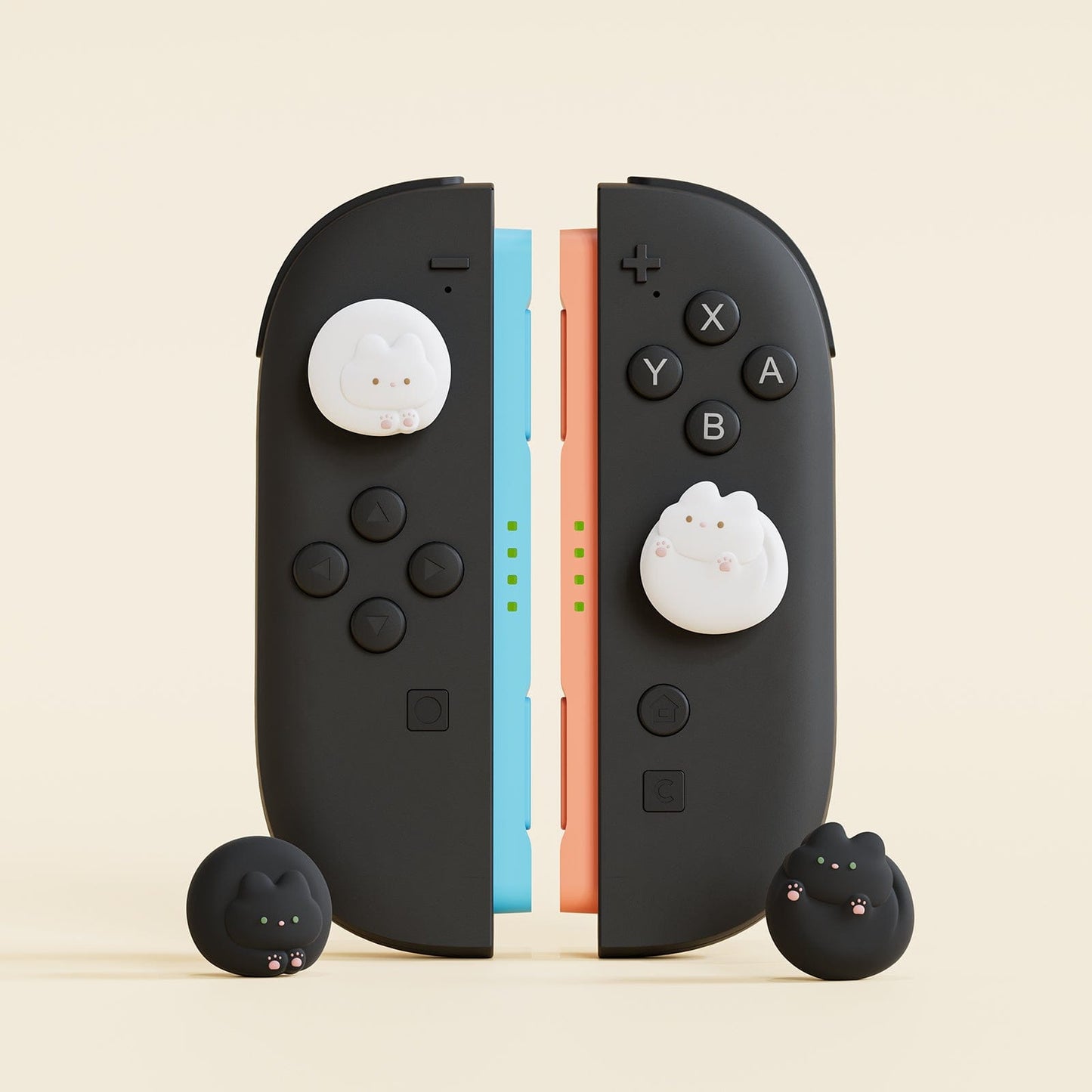 GeekShare Kitty Bun Thumb Grip Caps for Switch 2 GeekShare Kitty Bun Thumb Grip Caps for Switch 2