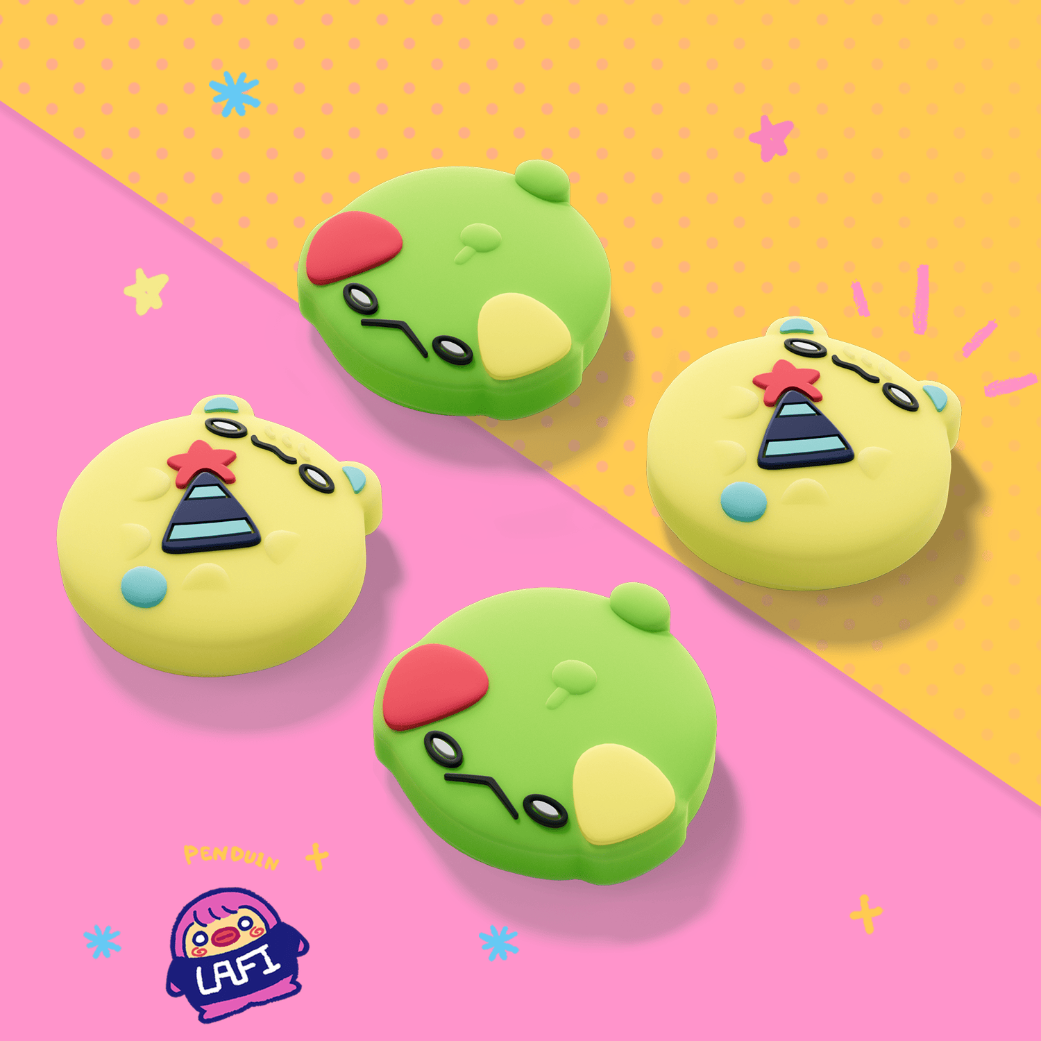 GeekShare LAFI Legion  Thumb Grip Caps for Switch 2/Switch/OLED/Lite GeekShare LAFI Legion  Thumb Grip Caps for Switch 2/Switch/OLED/Lite