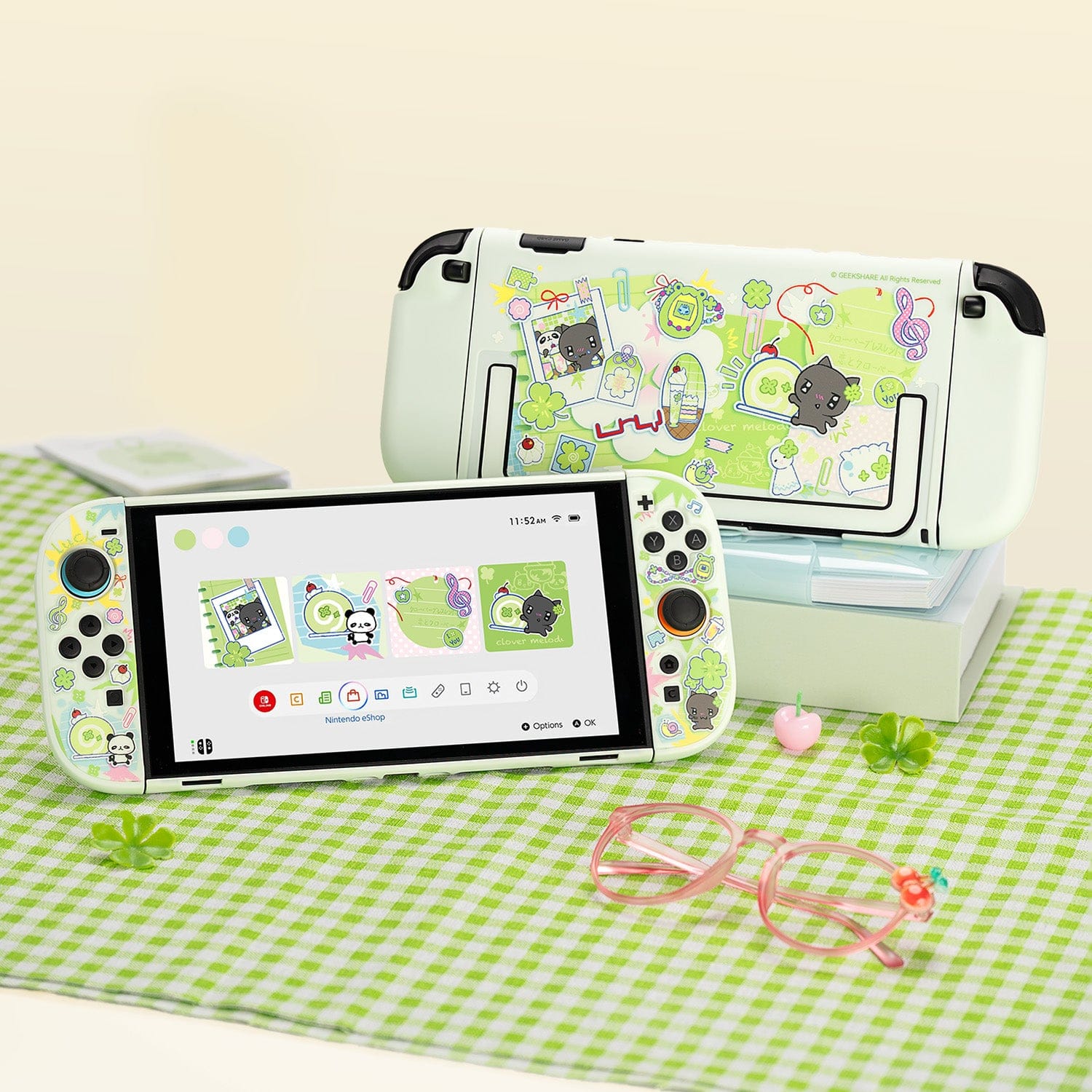 GeekShare “Lucky Memo” Split Hollow Protective Case for Switch 2 GeekShare “Lucky Memo” Split Hollow Protective Case for Switch 2