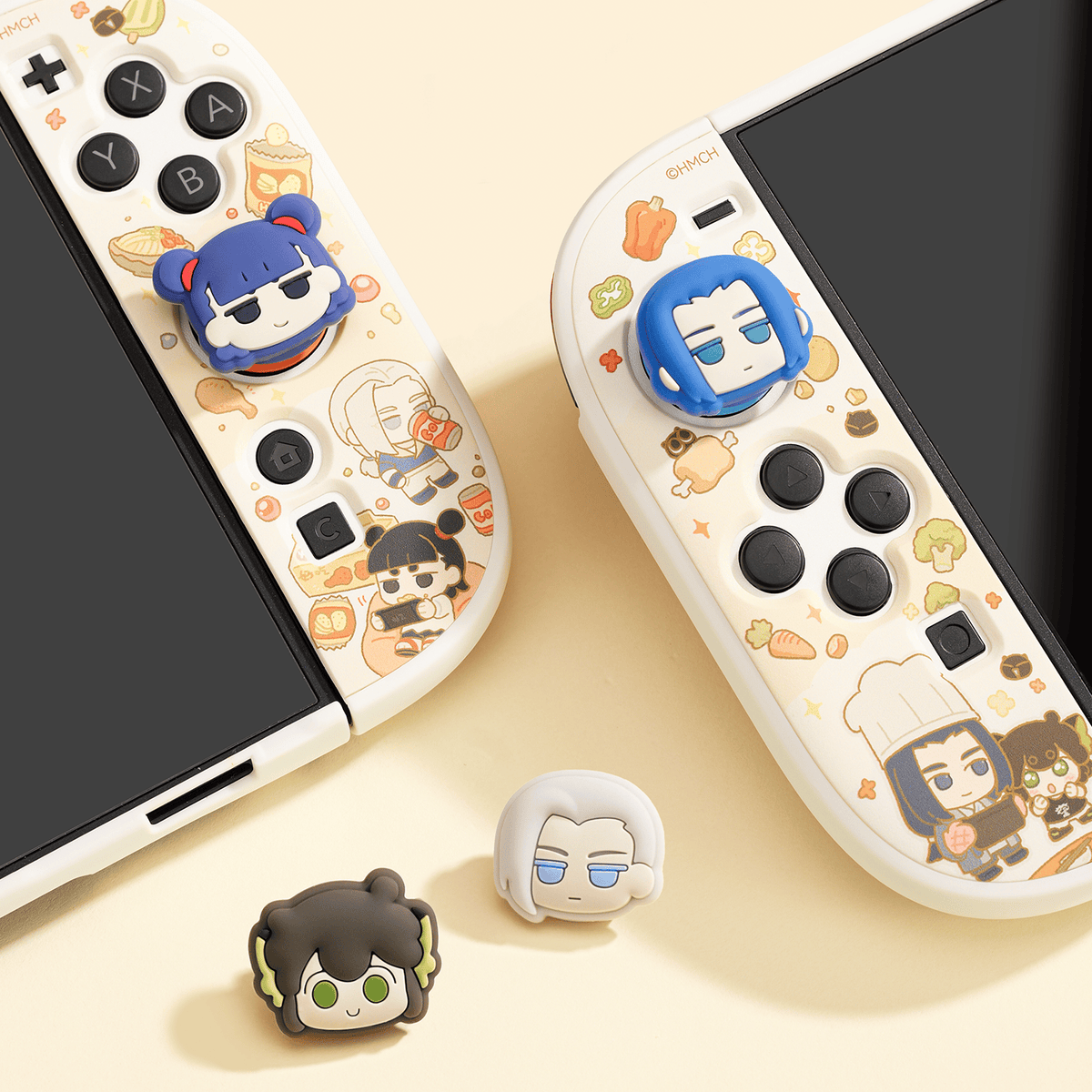 GeekShare Luo Xiaohei Infinite Kitchen Luo Xiaohei Infinite Kitchen Case & Thumb Grip Caps Switch 2
