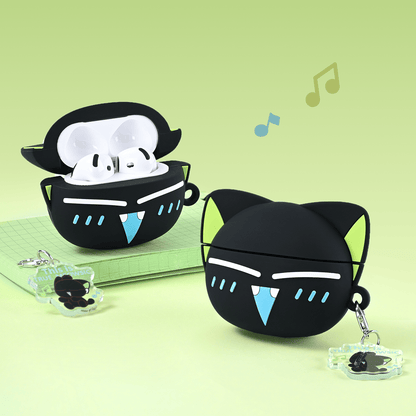 GeekShare Luo Xiaohei Meow Beat Protective Case for AirPods 4 GeekShare Luo Xiaohei Meow Beat Protective Case for AirPods 4
