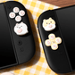 GeekShare Mochi Hamster Sweet Treats Controller Cap Set Mochi Hamster Thumb Grip & Button Cap Set Switch 2