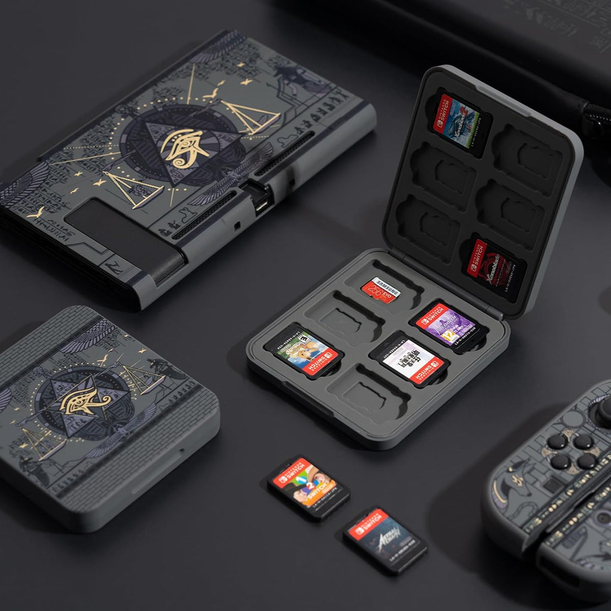 GeekShare Mysterious Kingdom Magnetic Game Card Case GeekShare Mysterious Kingdom Switch 2 Magnetic Game Card Case