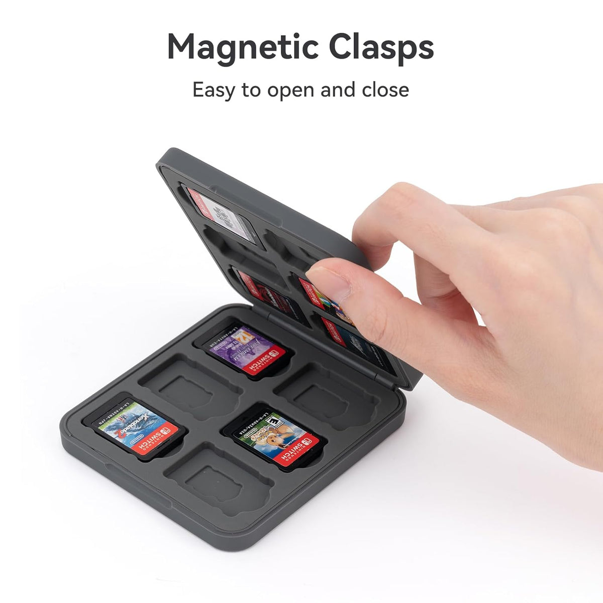 GeekShare Mysterious Kingdom Magnetic Game Card Case GeekShare Mysterious Kingdom Switch 2 Magnetic Game Card Case