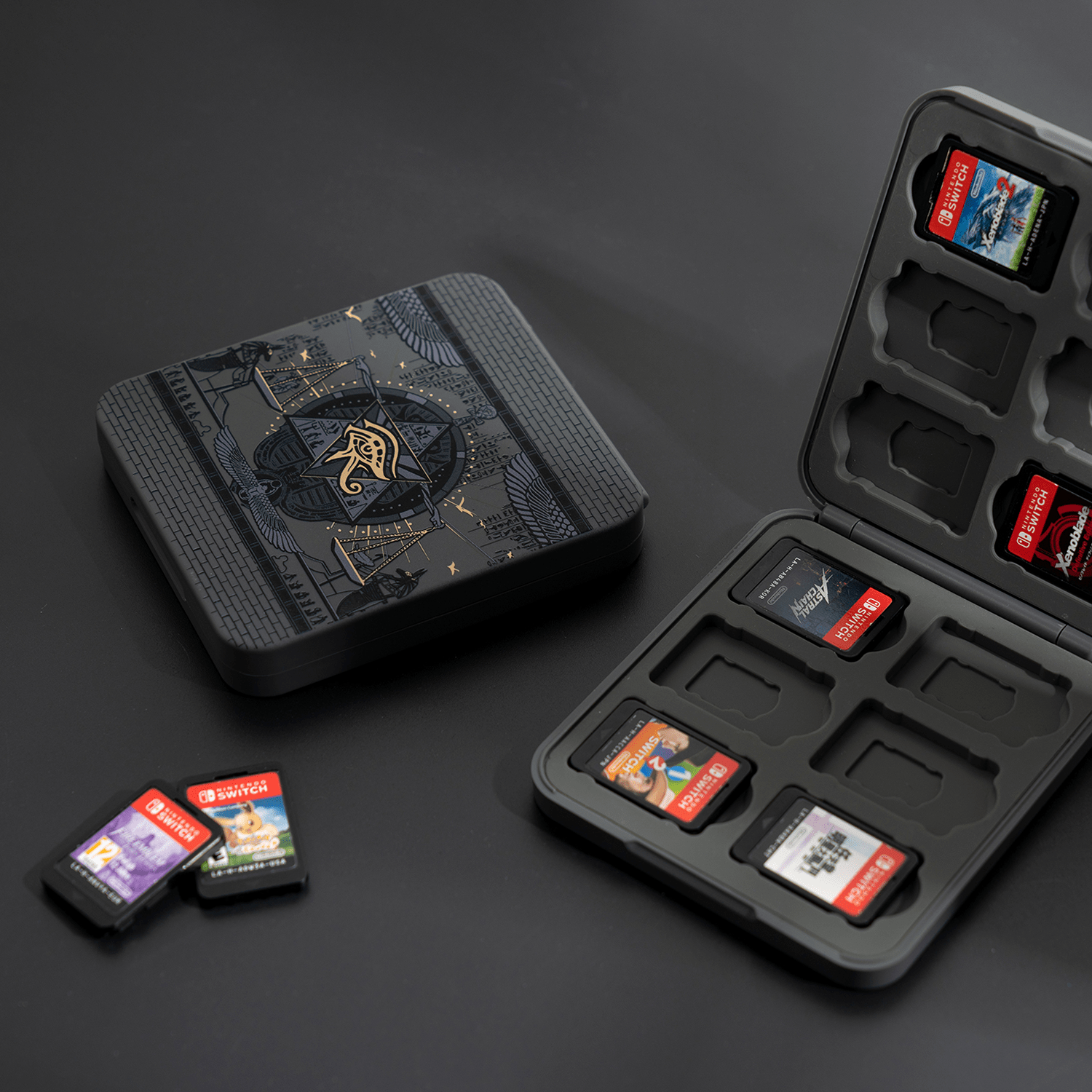 GeekShare Mysterious Kingdom Switch Game Card Case GeekShare Mysterious Kingdom Switch Game Card Case Holder