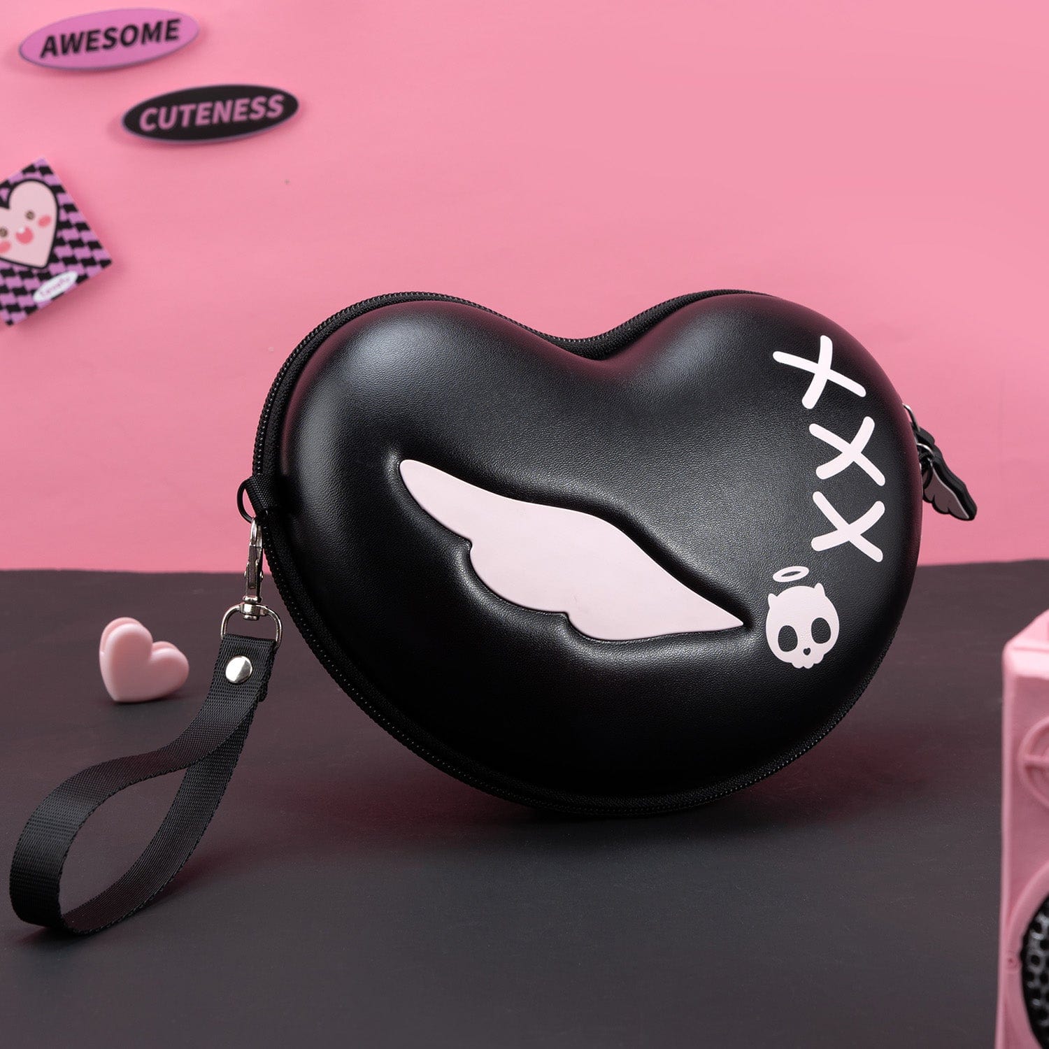 GeekShare Pink Skull Controller Carrying Case