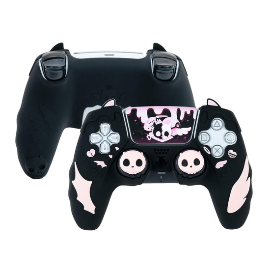 GeekShare Pink Skull PS5 Skin - Stylish & Non-Slip
