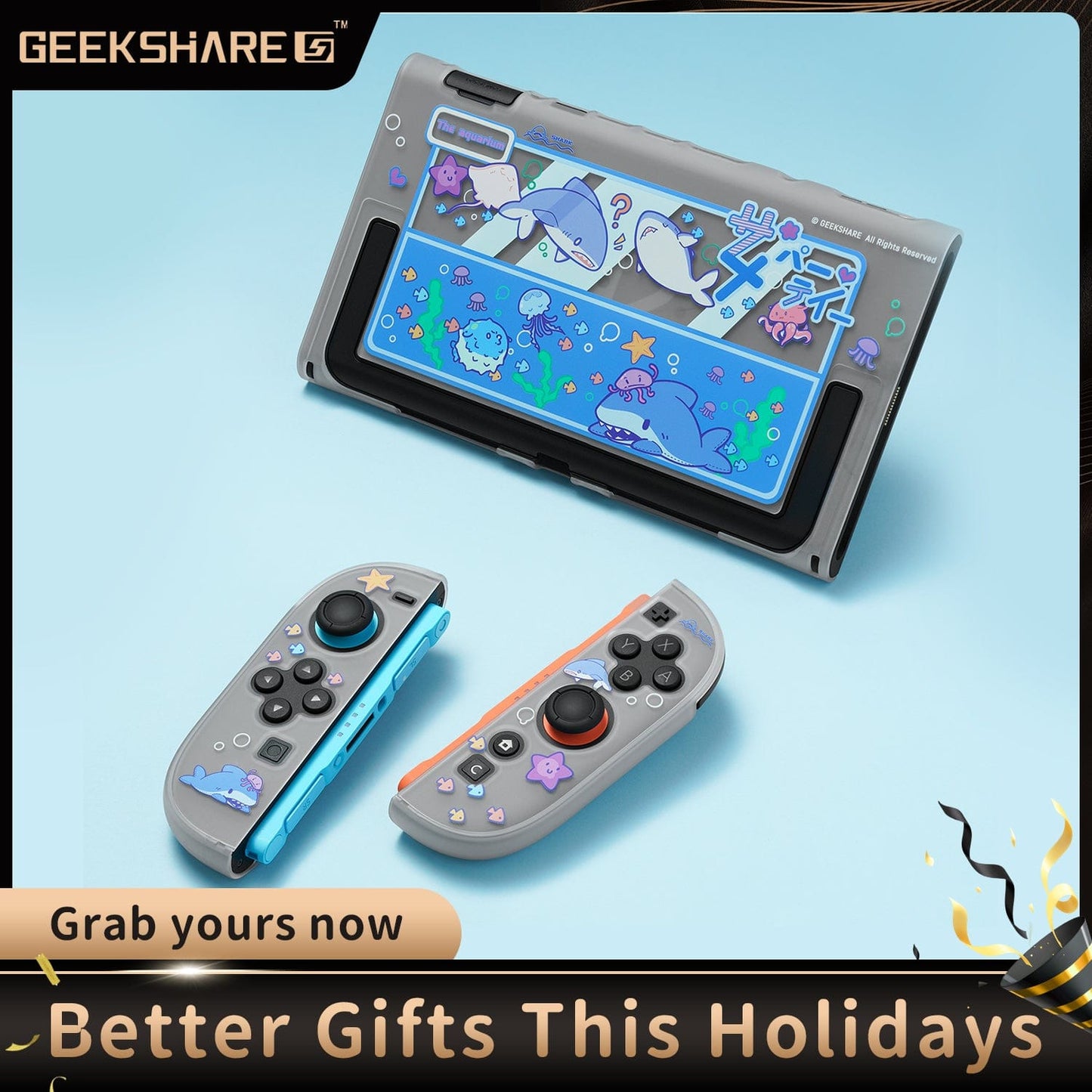 GeekShare Shark Party Series for switch 2 GeekShare Shark Party Series for switch 2