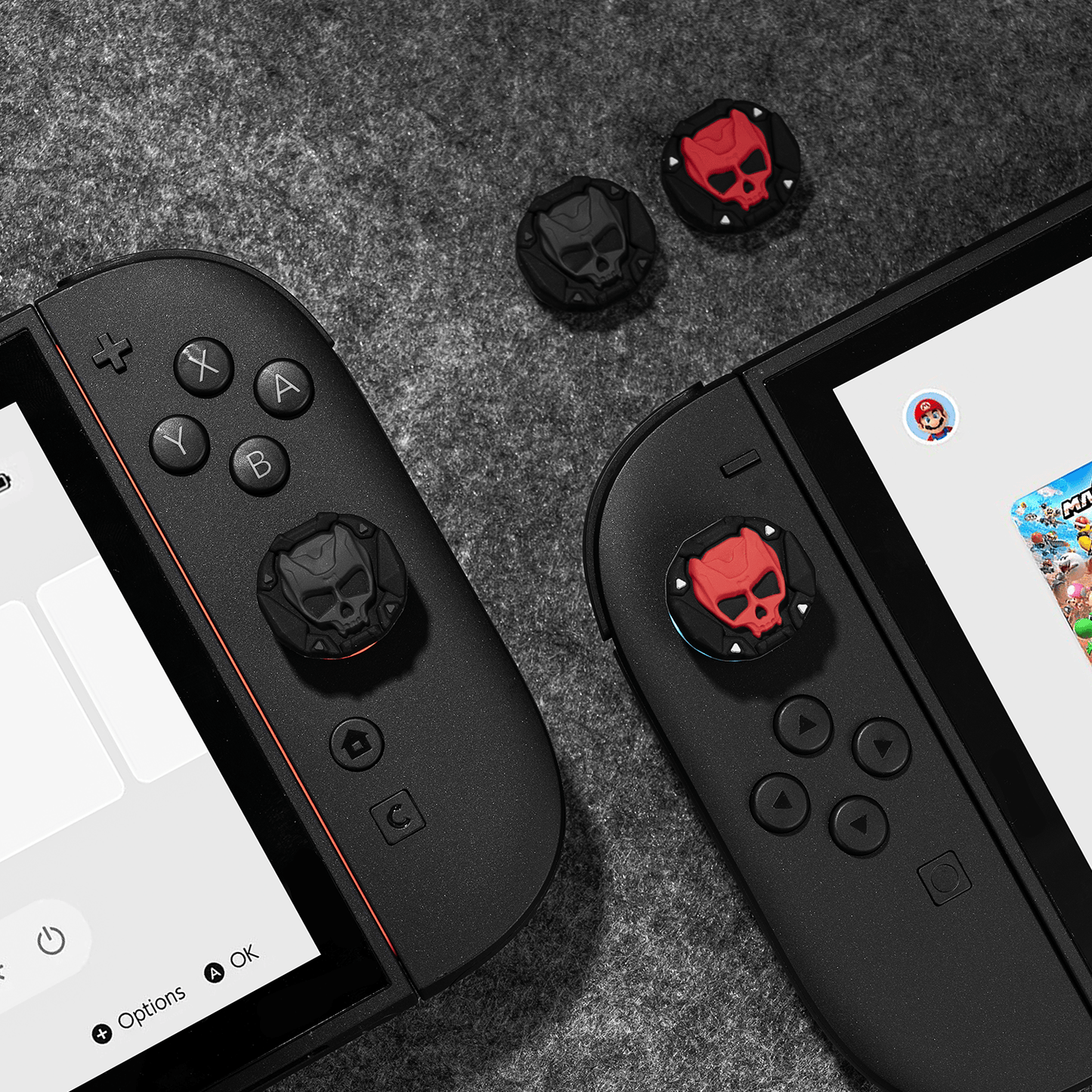 GeekShare Skull Thumb Grip Caps for switch 2 GeekShare Skull Thumb Grip Caps for switch 2