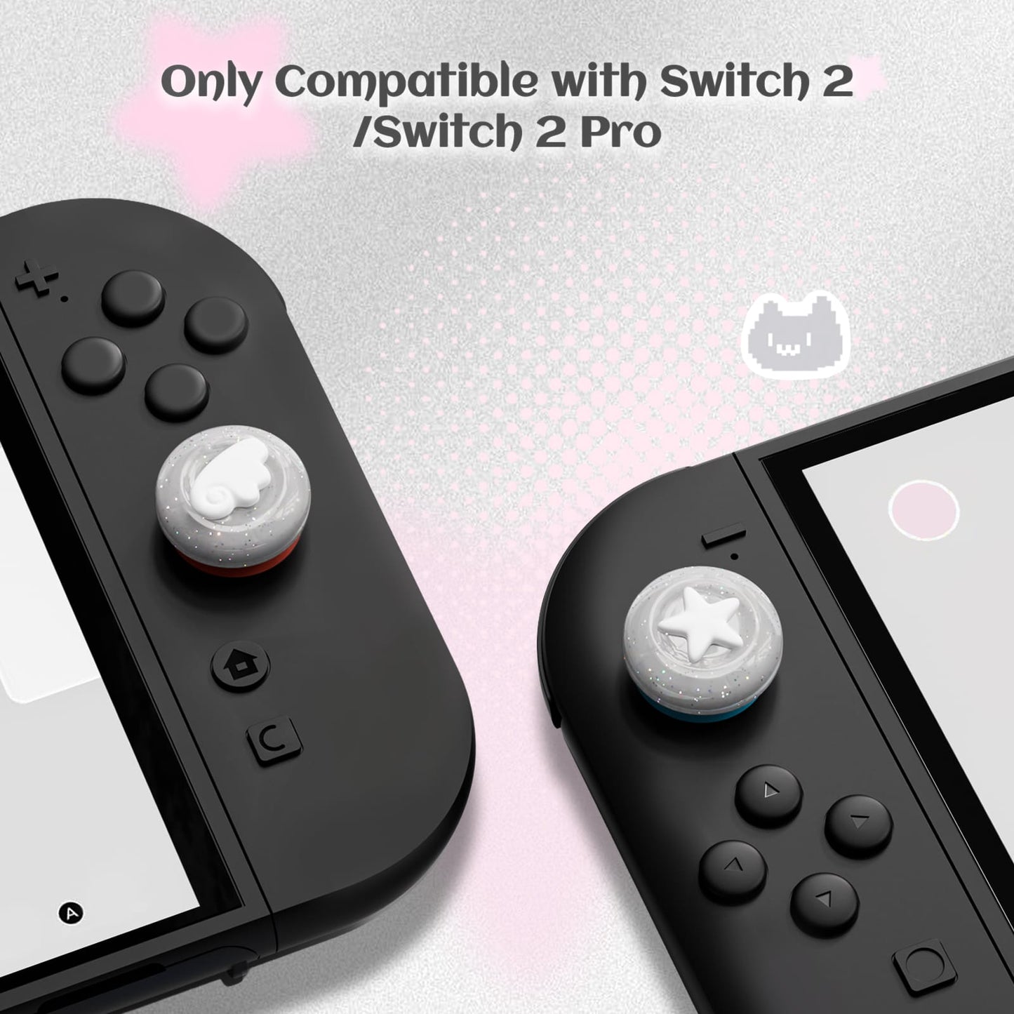 GeekShare Soap Bubble Joystick Cap for Switc 2 GeekShare Soap Bubble Joystick Cap for Switc 2