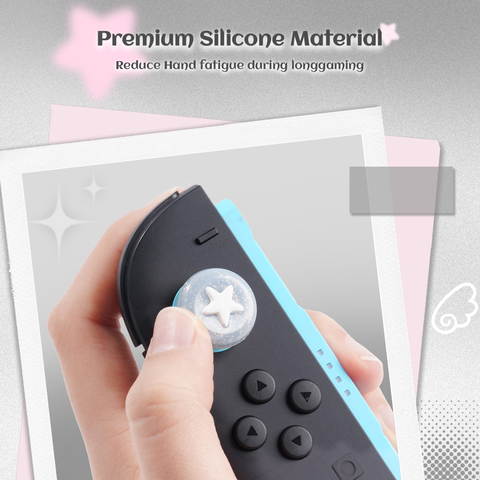 GeekShare Soap Bubble Joystick Cap for Switc 2 GeekShare Soap Bubble Joystick Cap for Switc 2